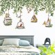 thumbnail image 3 of Diy Flor Vid Pegatinas Mural Planta Verde Pegatinas Jaula De Pájaros Flores Pegatinas De Pared Decoración Del Hogar Extraíble Pegatinas De Pared Para Niños Guardería Sala De Estar Bedro, 3 of 5