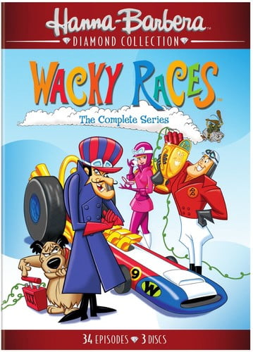 2 Figure Set WACKY RACES DICK DASTARDLY MUTTLEY soft vinyl Hanna Barbera 