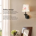 thumbnail image 3 of Cloth Lamp Shade, Lightweight Clip On Bulb Lamp Shade Reduce Strong Light Easy Installation  for Bedrooms Study Library Villas, 3 of 7