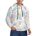 thumbnail image 2 of Rateoe Cartoon Bunny Pattern Mens Hoodie, Pullover Hooded Sweatshirt, Kangaroo Pocket Hoodie Ideal for Daily Wear, Travel and Home-3X-Large, 2 of 7