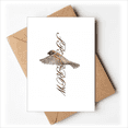 thumbnail image 1 of Food Wings Sparrows Birds Greeting Cards You are Invited Invitations, 1 of 3