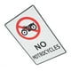 thumbnail image 4 of Señal de advertencia Señal de calle Señal de precaución Señal de no motocicletas Señal de seguridad vial, 4 of 8