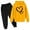 v#1819Orange3800, variant on HAYIMI Kids Long Sleeve Rainbow Hoodie Pants Outfit Sets Teen Girls Sweatsuits 2 Piece Outfits Oversized Hoodie And Sweatpants Set Tracksuits Classic Child Cartoon Clothes Sets
