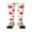 1 Black, variant on Happy Canada Day Print Thigh High Socks Extra Long Stretchy Sock Women Over Knee High Opaque Stocking Daily Wear