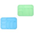 thumbnail image 3 of EeaseMX 2 bandejas de plástico para tratamiento bucal, mini bandejas de almacenamiento (colores surtidos), 3 of 8