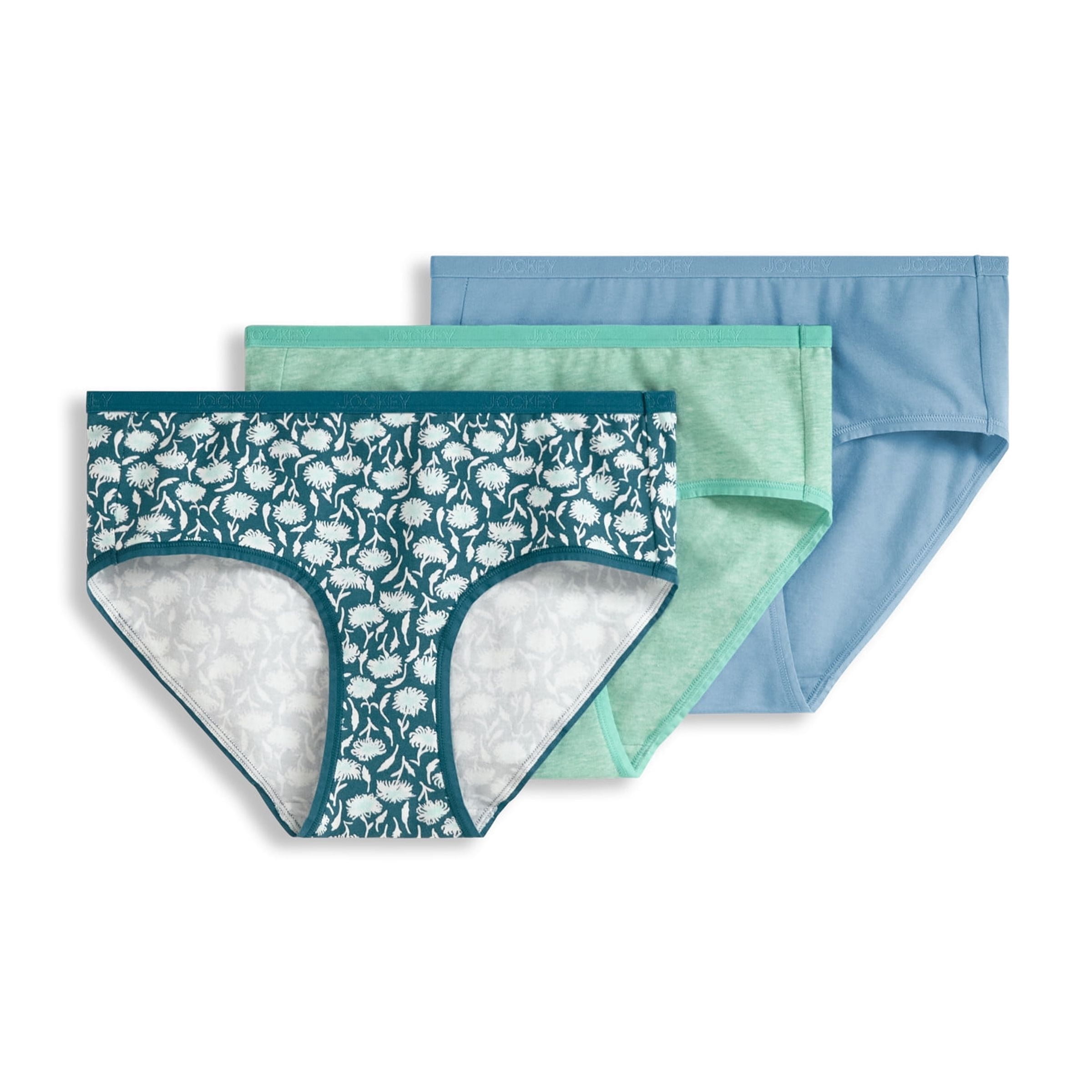 Jockey Logo Hipster Extensible en Coton Biologique pour Femmes - Lot de 3
