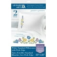 thumbnail image 3 of Leisure Arts Pillowcase 20"X26" Pansies 2Pc, Embroidery Pillow Kit, Stamped Embroidery Pillowcases, Pillow Cases Stamped, Stamped Cross Stitch Cases, 3 of 4