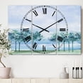 thumbnail image 2 of DesignArt Across the Lake VI Large Wall Clock, 2 of 2