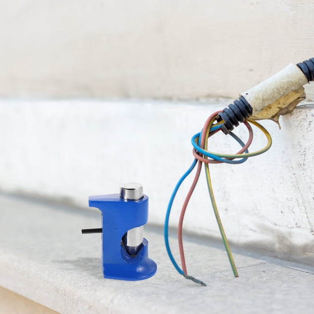 WEUVEB Pinza De Compresión Tipo Martillo Para Terminales Eléctricos Con Mango Ergonómico Azul
