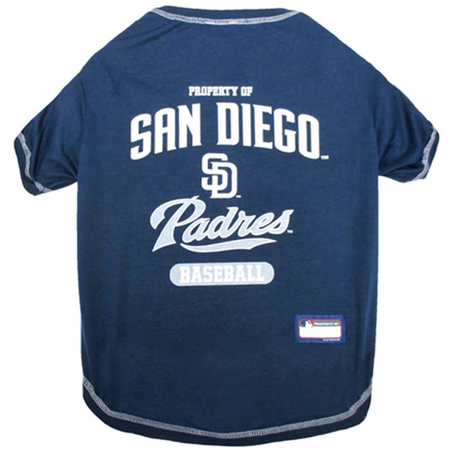 Pets First MLB San Diego Padres Pet T-shirt, Assorted Sizes by Pets First