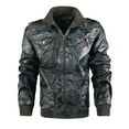 thumbnail image 3 of Vedolay Men Jackets for Winter Fall Men's Winter Casual Zipper Jacket Coat Clothes Blue,2XL, 3 of 4