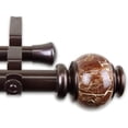 thumbnail image 2 of Central Design 100-25-999-D 1 in. Polychrome Double Curtain Rod, Bronze - 120-170 in., 2 of 4