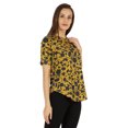 thumbnail image 3 of Inkmeso Elegant Printed Short Sleeves Casual Top For Womens Regular Fit Comfy Tee Tops, 3 of 7