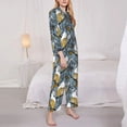 thumbnail image 5 of Wukai Squirrel And Leaves Print Women's Pajama Set - Soft Long Sleeve Sleepwear for Comfort and Style-Medium, 5 of 9