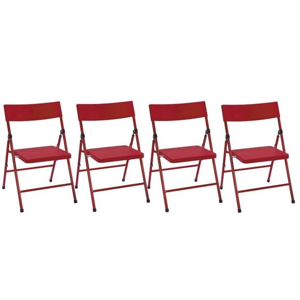 Cosco Safety First Children's Pinch-Free Folding Chair, Blue, (4