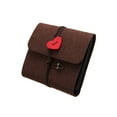 thumbnail image 4 of WHAMVOX 175 Felt Photo Album Elegant Photo Album Small Size Coffee, 4 of 8