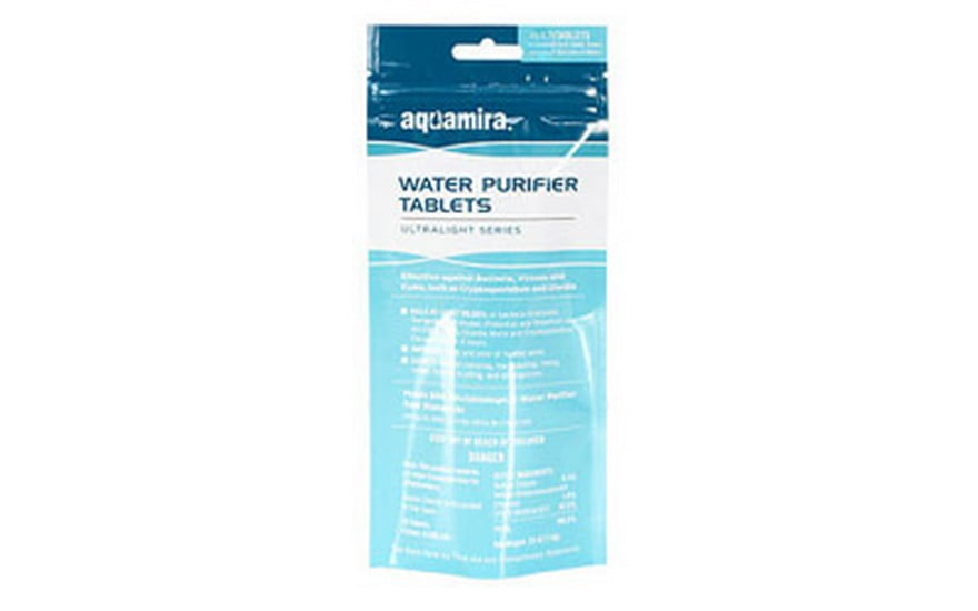 Aquamira Water Purifier Tablets, Purifies 32 oz of Water, 50 Pack 67406