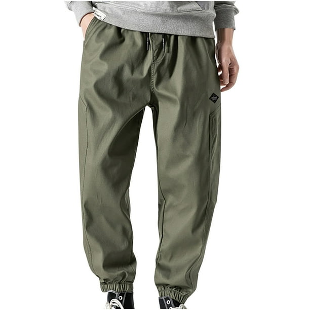 Giftesty Men Pants Clearance,Men's Classic Twill Relaxed Fit Work Wear