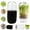 1 SET, variant on Premium Sprouting Kit with Wide Mouth Glass Mason Jars, Stainless Steel Mesh Lids, Blackout Sleeves, Complete Organic Growing System for Broccoli Alfalfa Mung Beans, Kitchen Gift