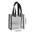 thumbnail image 3 of Transparent Handbag Sewing Cosmetic Shopping Bag Jelly Bag Bag for Stylish Storage and Organization, 3 of 8