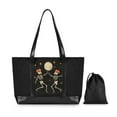 thumbnail image 7 of FORMRS Laptop Tote Bag for Women with 15.6" Computer Compartments Handbag, Black Halloween Dancing, 7 of 7