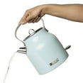 Haden Heritage 1.7 Liter Stainless Steel Electric Tea Kettle, Turquoise 75004