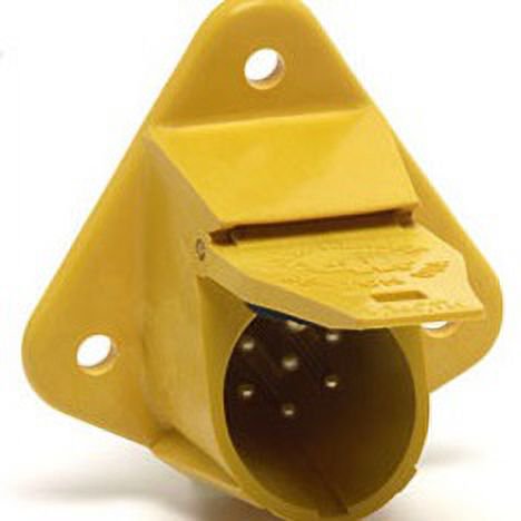 Cole Hersee 12300 13-Pole Socket Tractor-Trailer Connector Yellow