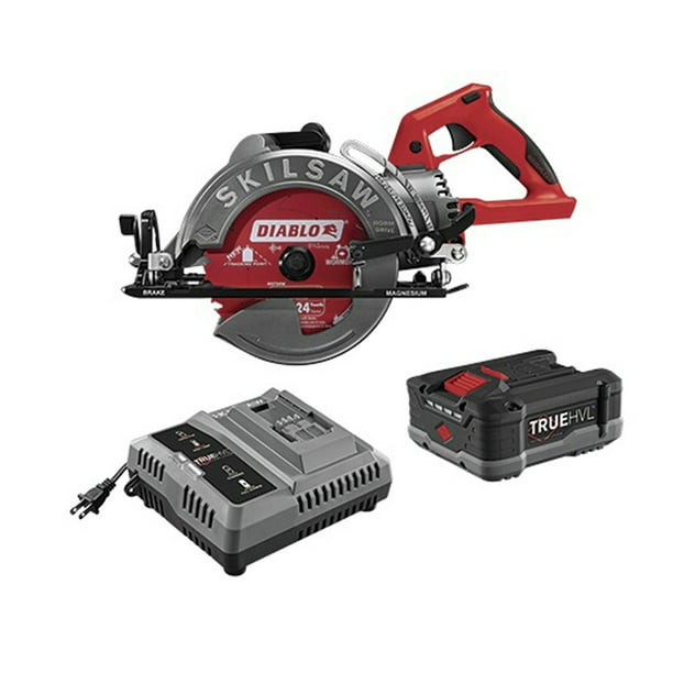 SKILSAW SPTH77M12 TRUEHVL Worm Drive LithiumIon 71/4 in. Cordless