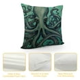 thumbnail image 4 of JEUXUS  Throw Pillow Case Cool Octopus Square Cushion Cover Standard Pillowcase for Men Women Home Decorative Sofa Armchair Bedroom Livingroom, 4 of 5