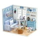thumbnail image 1 of 1:24 Casa de Muñecas de Madera para Bricolaje - Kit de Sala de Estar Moderno Y Fresco Trabajo Hecho a Mano Sunnimix Casa de muñecas en miniatura DIY, 1 of 5