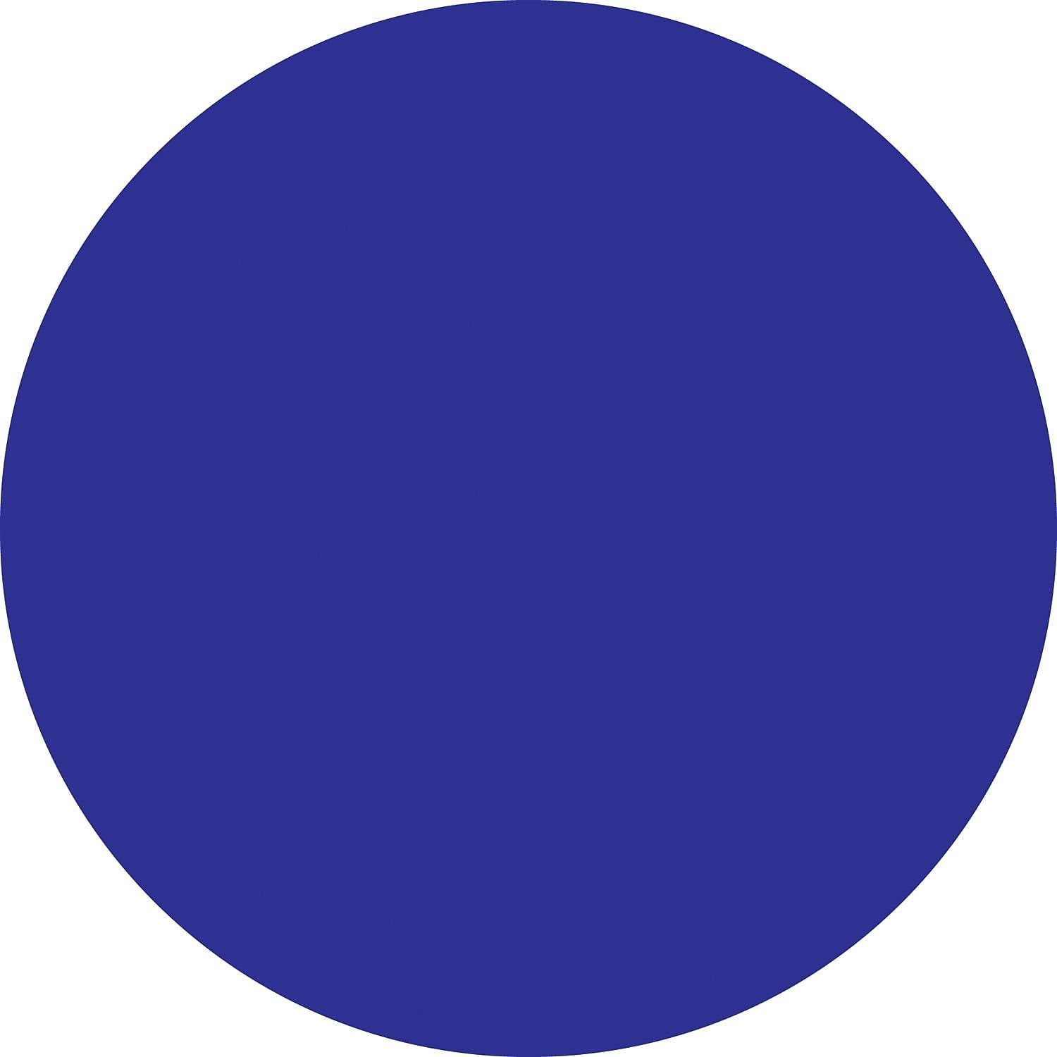Tape Logic Inventory Circle Labels 1/2' Dark Blue 500/Roll DL690B