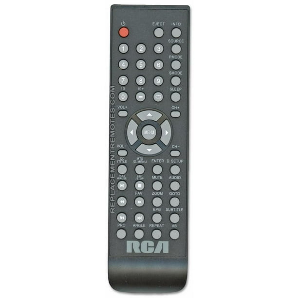 Rca Plcdv100 P N Plcdv100 Tv Dvd Combo Remote Control New Walmart Com Walmart Com