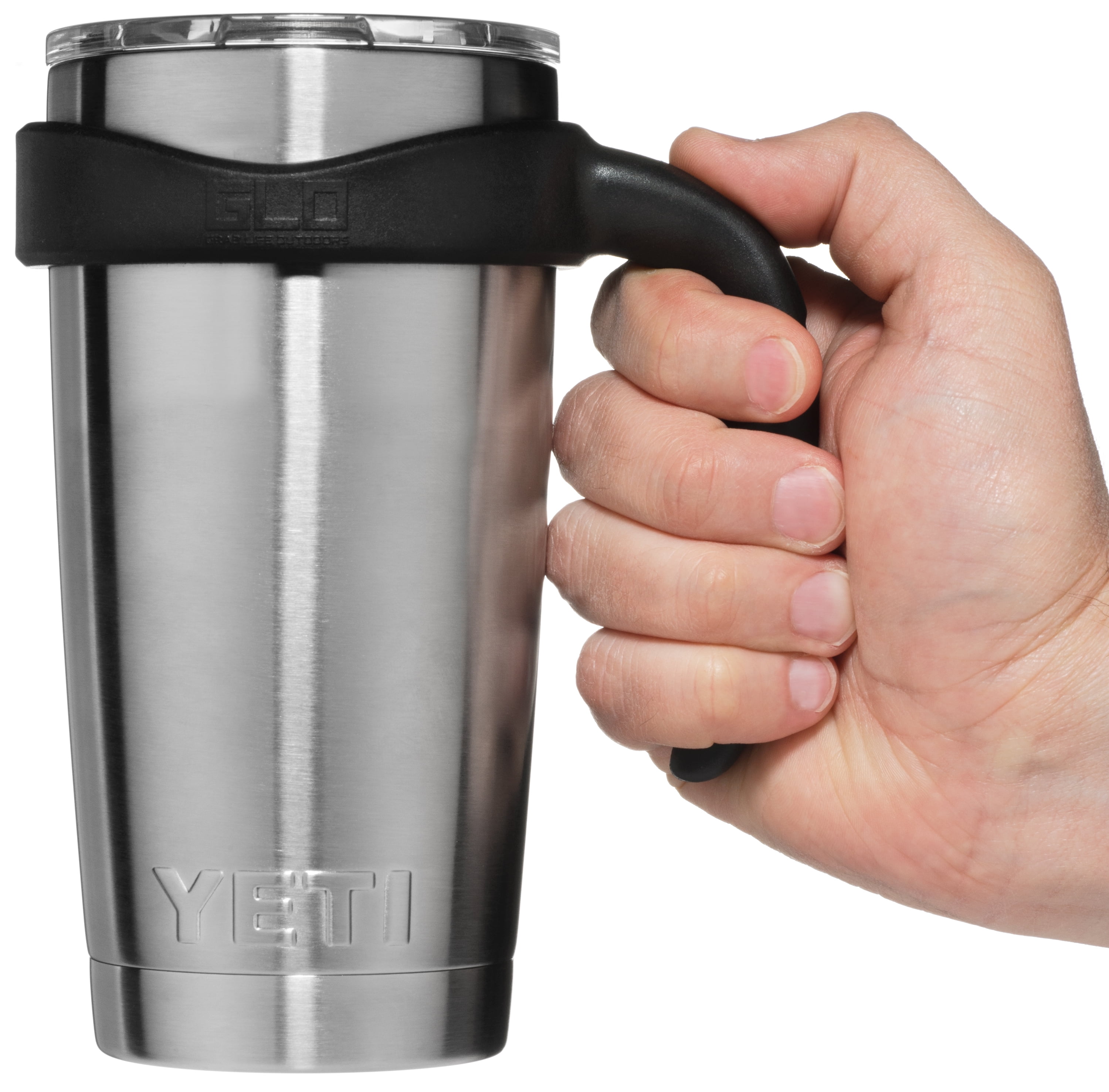 Grab Life Outdoors (GLO) - Handle For 20 Oz Tumbler - Fits Ozark Trail, YETI  Rambler And More - Handle Only (Black) 