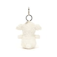 thumbnail image 3 of Little Lamb Bag Charm, Cream Plush Lamb Keychain for Bags & Backpacks, 3 of 3