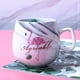 thumbnail image 2 of Taza de café de cerámica grande Zulema U0212 gris, 2 of 6