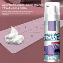 Yoga Mat Cleaner Spray Foam Type – 200ml Water-Free Wrestling Mat Cleaner, Deep Cleans Stains & Odor, Lavender Scent
