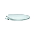 thumbnail image 2 of Slow Close Plastic Elongated Contemporary Design Toilet Seat with a Closed Front and Release 'N' Clean Hinge, Dresden Blue, 2 of 3