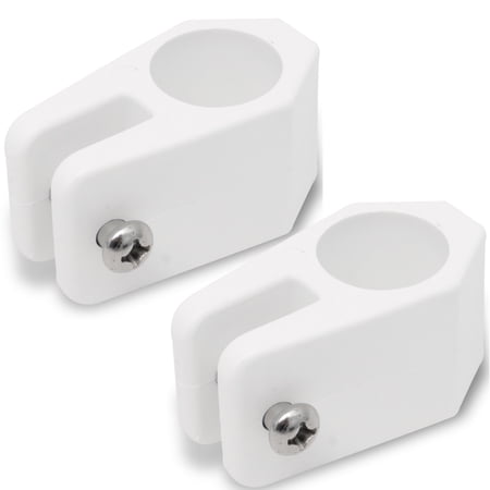 Five Oceans Marine Bimini Top Jaw Slide, 7/8 Inch White Nylon, Ideal for Pontoon, Fishing, Ski Boats, 2-Pack FO1880-M2