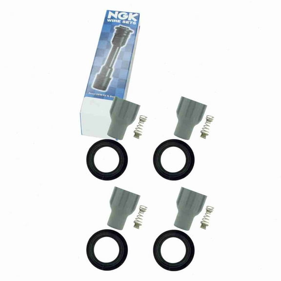 4 pc NGK 58984 Ignition Coil Boots for 116086 175-1075 671-6307 702523 SPB205 SPP142E Direct Spark Plug Wire Fits select: 2012-2018 CHEVROLET IMPALA, 2010-2018 CHEVROLET TRAVERSE
