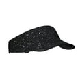 thumbnail image 2 of Bingfone Adjustable Empty Top Sun Visor For Women And Men-Black Glitter, 2 of 8