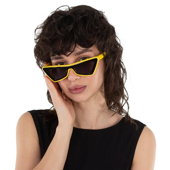 Off-White ARTEMISIA 1807 Women's Yellow Plastic Frame Sunglasses