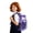 Purple, variant on Clear Backpack For School Transparent Front Panel Backpack Lightweight Easy Visibility Front Load Daypack For Daily School Use