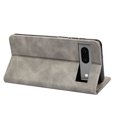 thumbnail image 4 of Feishell for Google Pixel 7 6.3 inch Wallet Case,Shockproof Ultra Thin Premium PU Leather Magnetic Closure Card Slots Cash Pocket TPU Bumper Shock Absorbing Flip Kickstand Phone Cover,Gray, 4 of 9