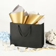 thumbnail image 2 of PACKHOME 12 Black Extra Large Gift Bags , Gift Bags with Handles for All Occasions, 16x6x12 inches, 2 of 7