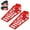 red, variant on Hydraulic Car Ramps 5T,2pcs Heavy Duty Steel Automotive Vehicle Ramps Lift Height 11.61"-16.21", Low Profile Portable Car Lift Service Ramps for SUVs Truck Trailer Garage