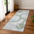 thumbnail image 6 of Addison Rugs Mayfield Premium Machine Washable Transitional Geometric Sage Runner Rug, 2'3" x 7'6", 6 of 6
