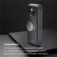 thumbnail image 5 of Película De Vidrio Templado Protector De Lente De Cámara De Alta Definición Anti-Arañazos Película Templada Impermeable Compatible Para Insta360 One X2 Cámara De Acción Panorámica 3 Piezas Cateissary EL006419-00, 5 of 6
