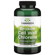 Swanson Broken Cell Wall Chlorella 500 mg 360 Tablets