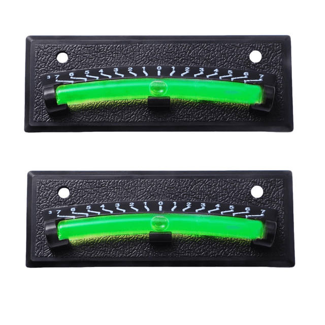 RV Level Bubble Graduated Scale Stick on Leveling System,High Visibility Bubble for ,Trailer,Caravan & RV 2 Pack