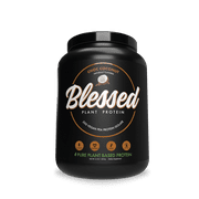 BLESSED Plant Based Protein Powder – 23 Grams, All Natural Vegan Friendly Pea Protein Powder, Gluten Free, Dairy Free & Soy Free